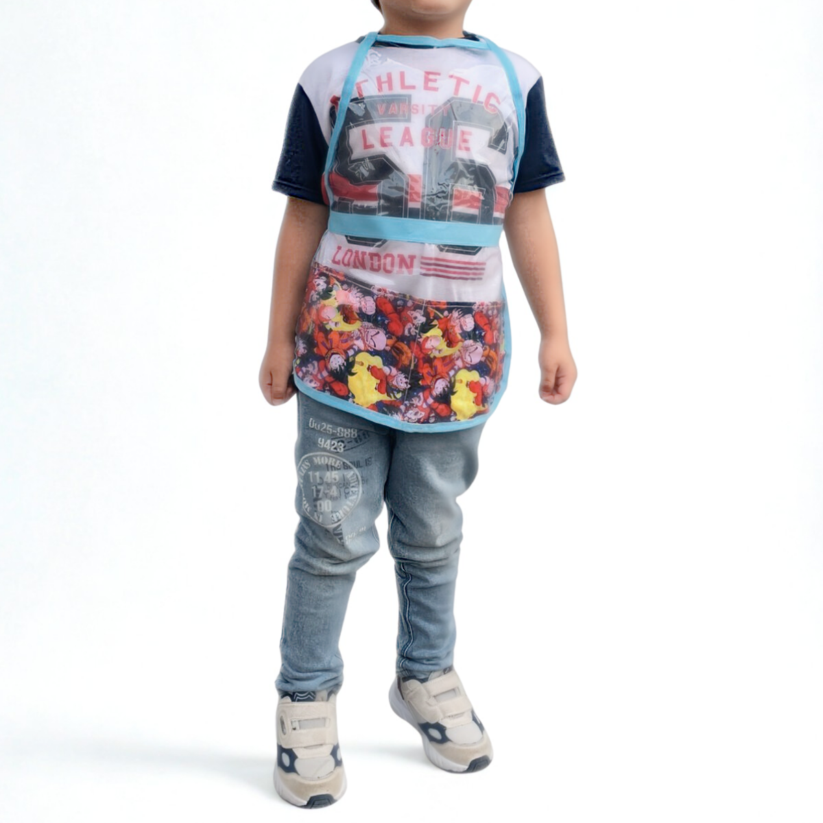 DELANTAL INFANTIL TRANSPARENTE EN VINILO (C6)