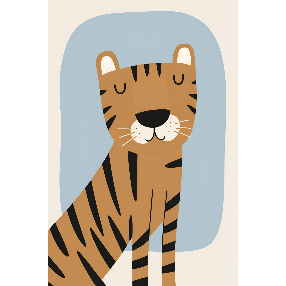 Cuadro infantil tigre