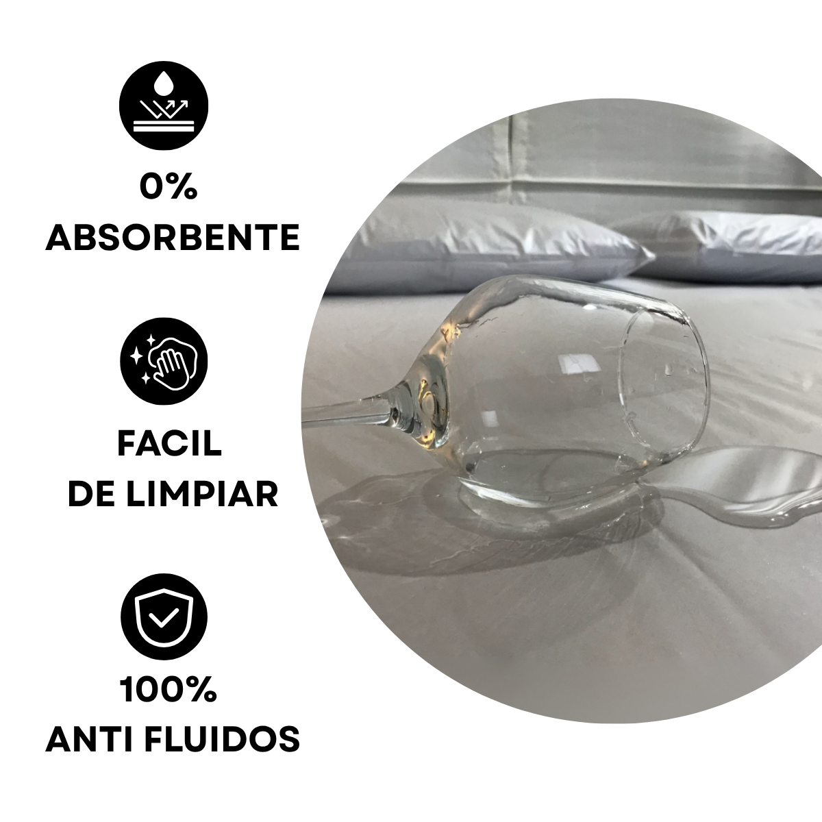 FORRO PROTECTOR PARA COLCHÓN DE CAMA EN SUAVIPLAST (C4)