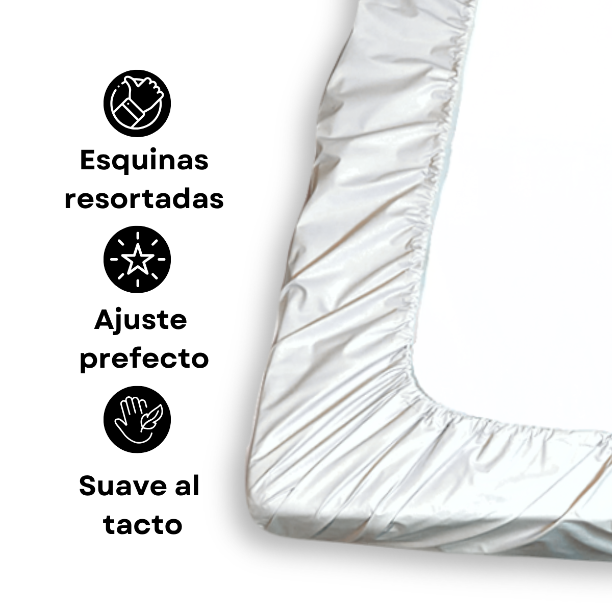 FORRO PROTECTOR PARA COLCHÓN DE CAMA EN SUAVIPLAST (C4)