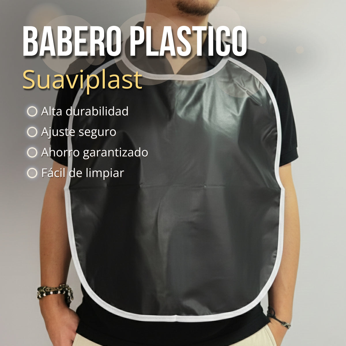 Babero plástico omi en suaviplast (c4)