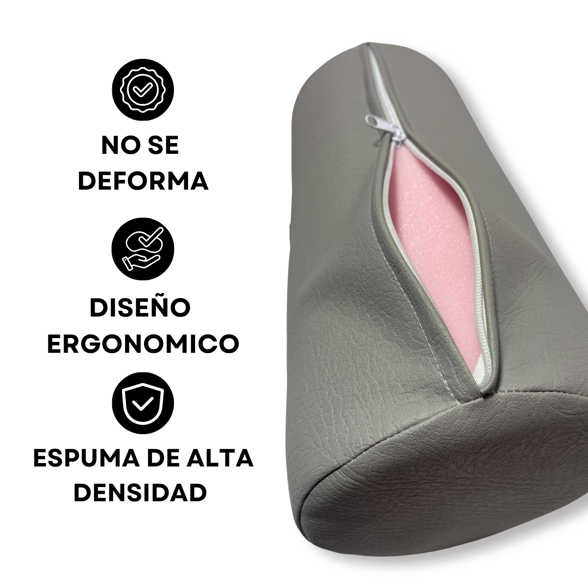COJÍN CILÍNDRICO ERGONÓMICO CUEROTEX