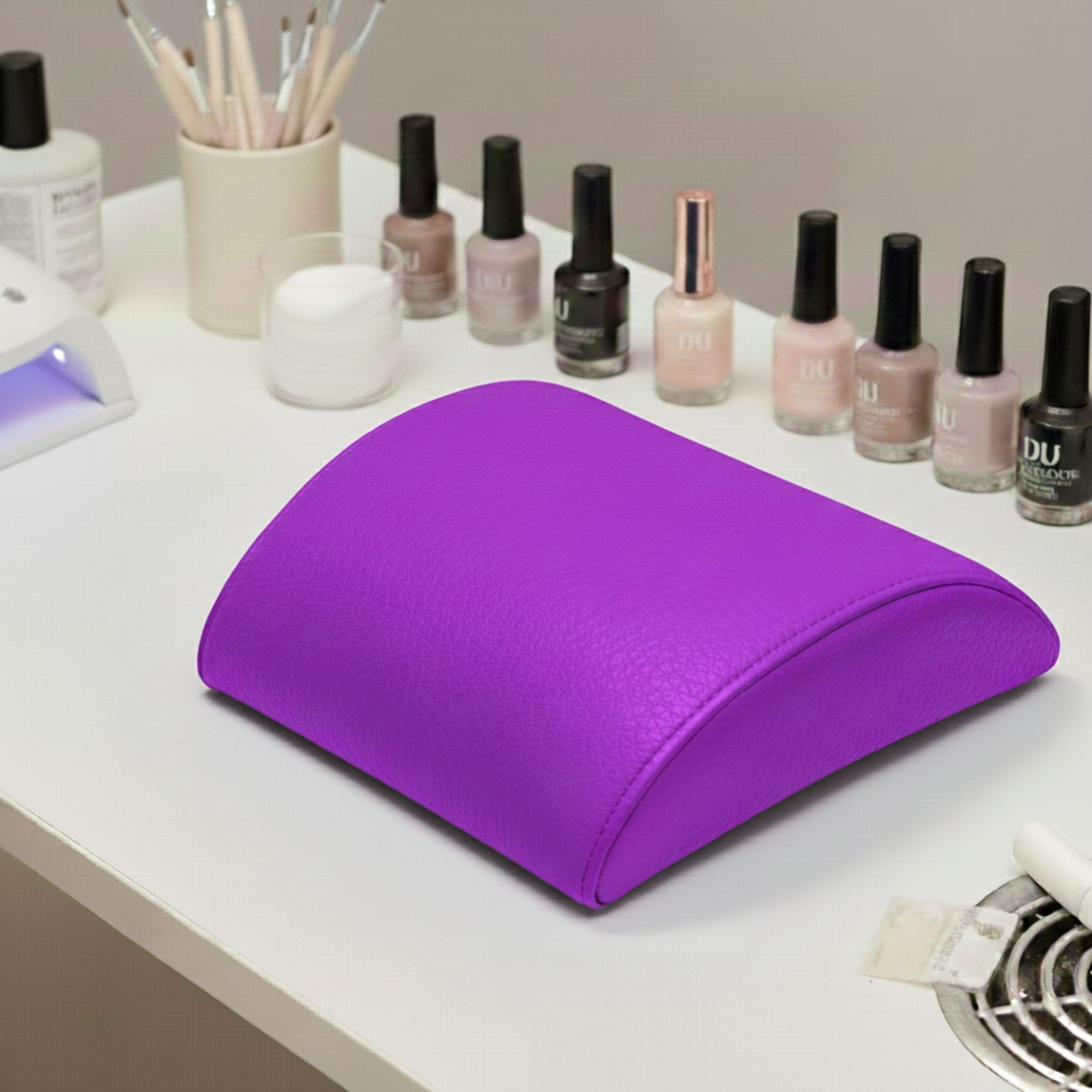 Cojín ergonómico manicure cuerotex