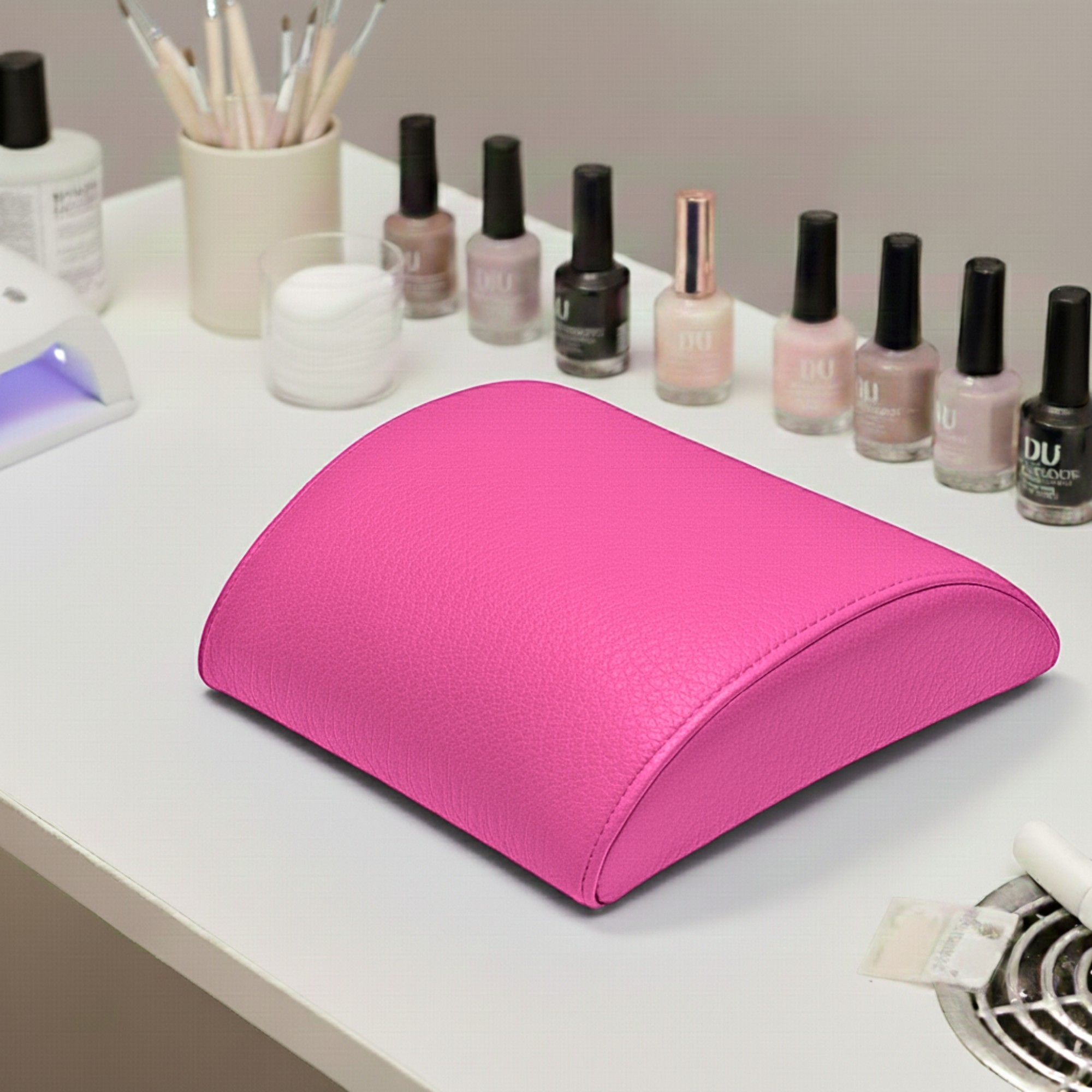 Cojín ergonómico manicure cuerotex