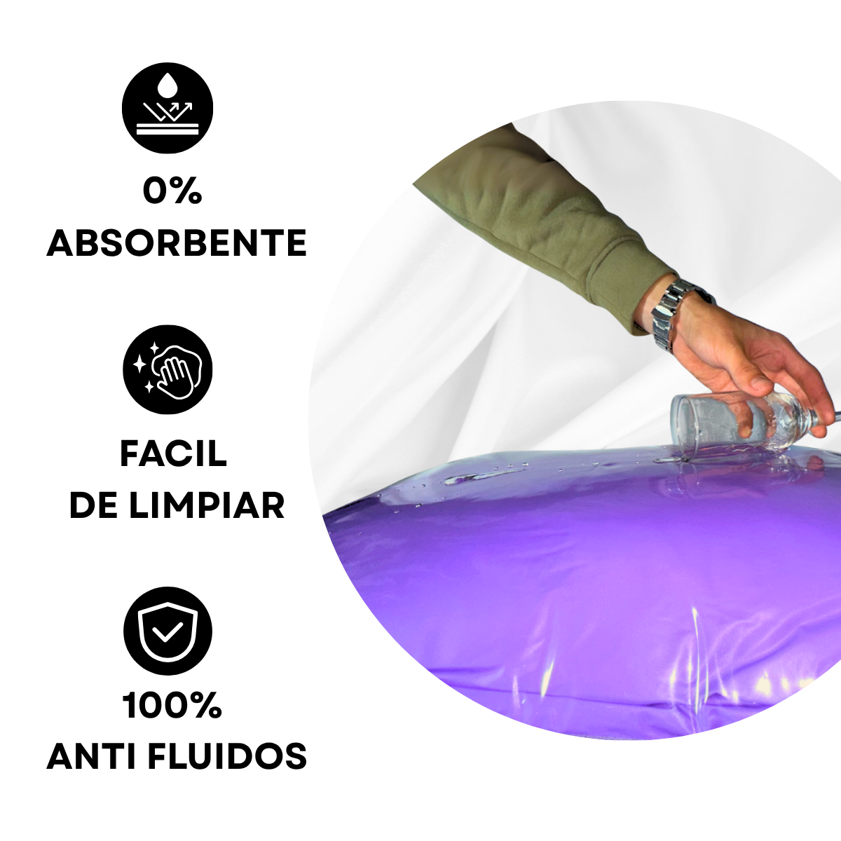 FUNDA PROTECTORA DE ALMOHADA VINILO (C6)