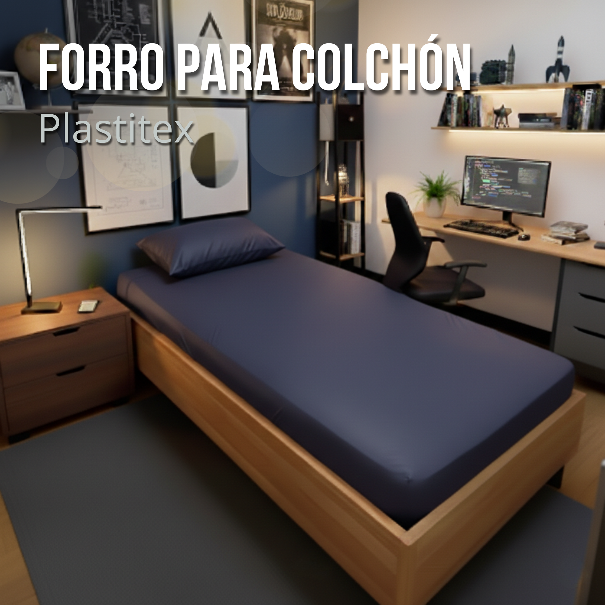 Protector anti fluidos para colchón plastitex (c6)