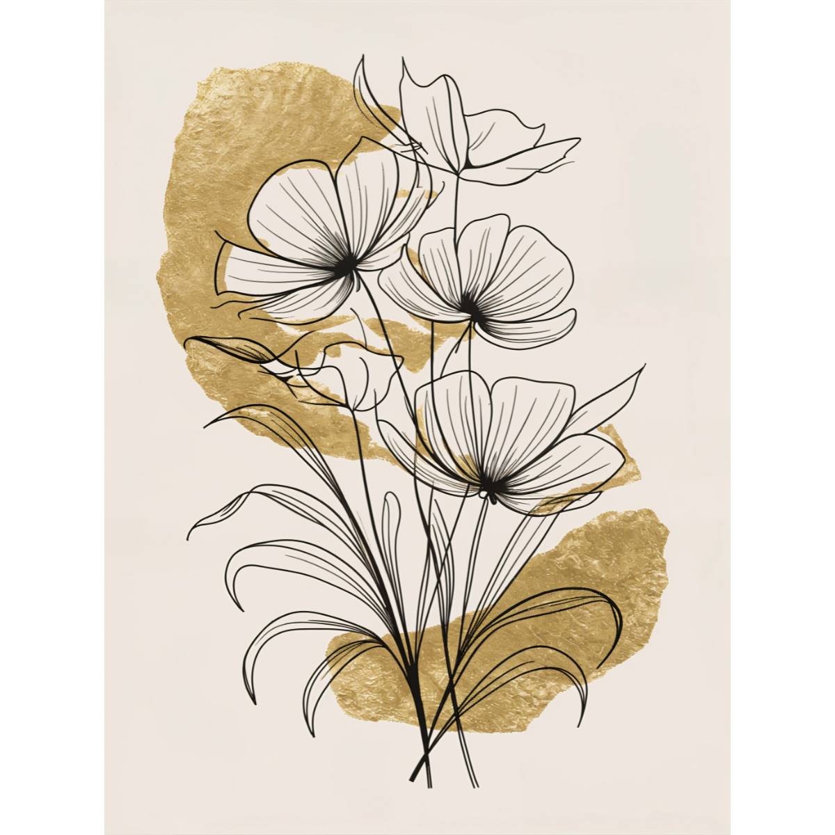 CUADRO MINIMALISTA FLORES