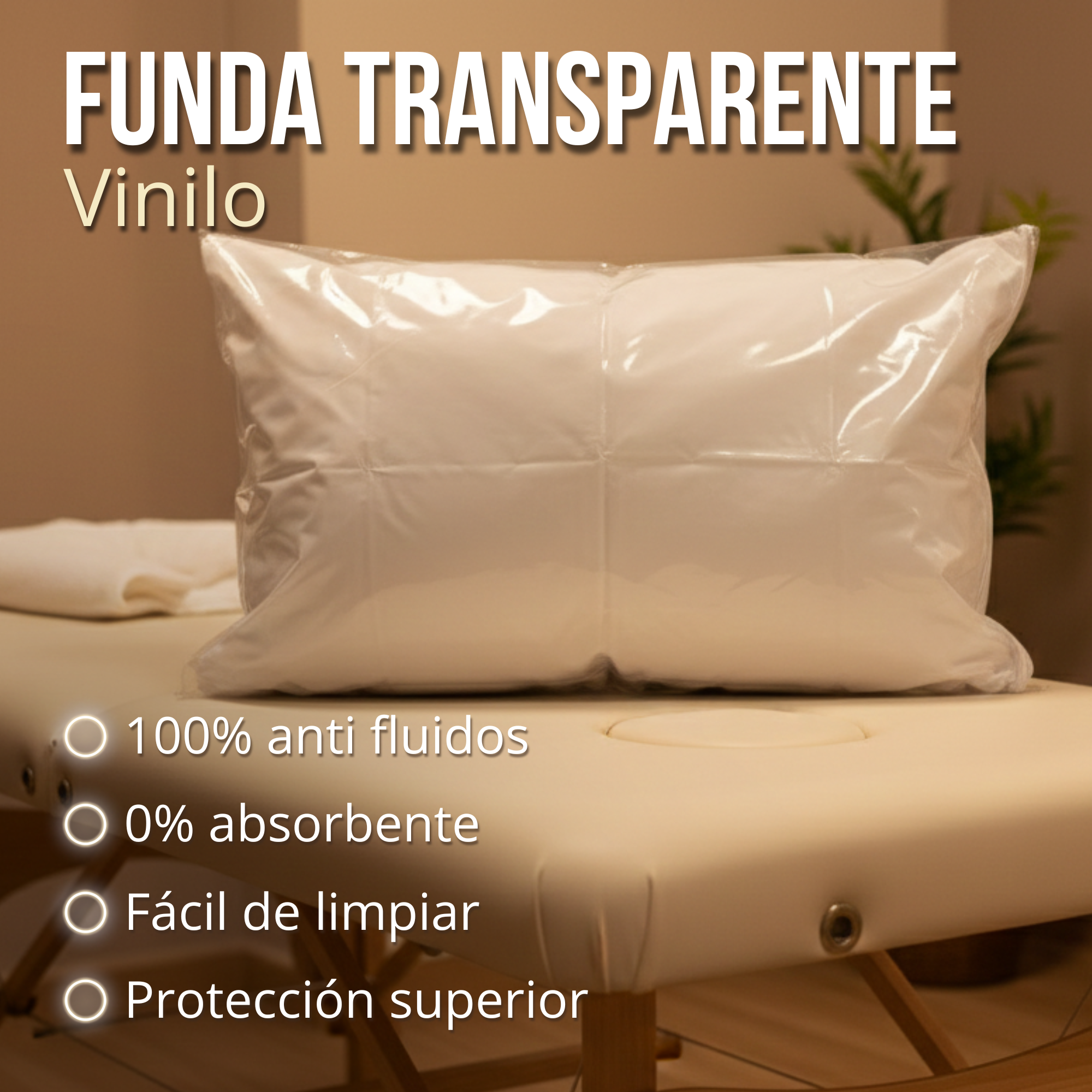 Funda protectora de almohada vinilo (c6)