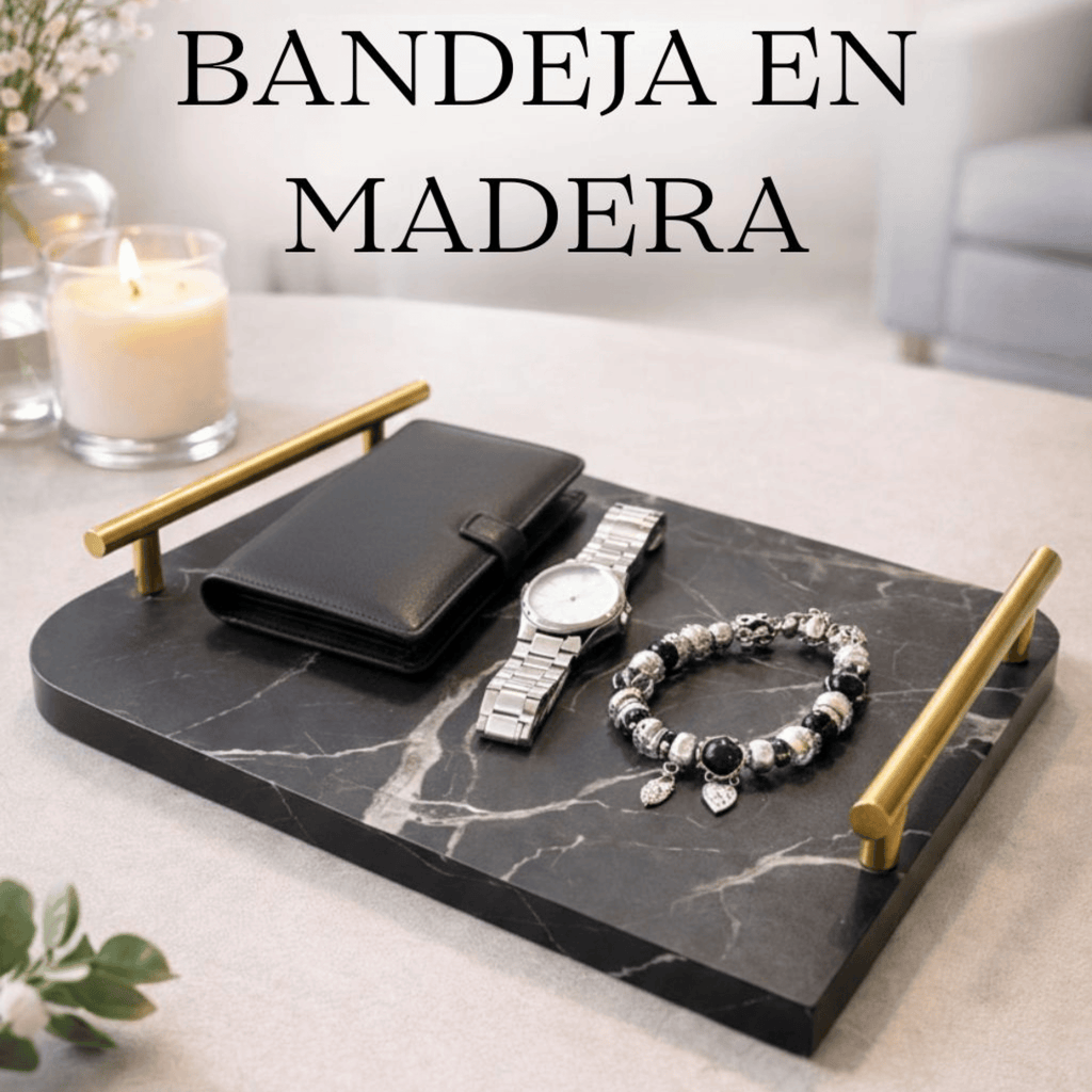 Bandeja Majestic elaborada en madera