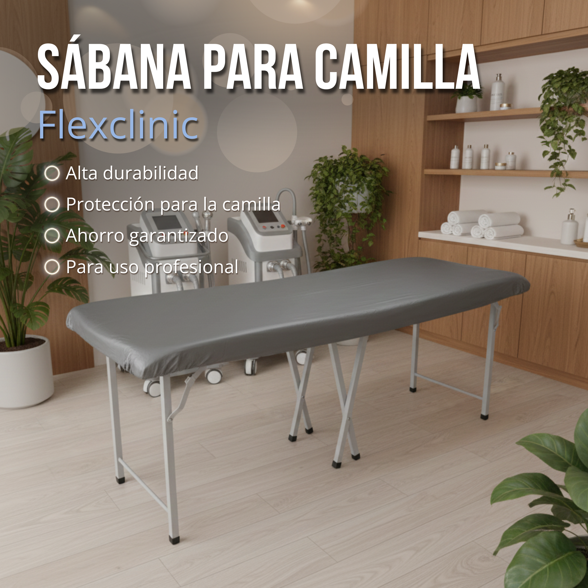 Sábana para camilla flexclinic (c8)