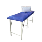 Combo sábana para camilla + funda suaviplast + almohada