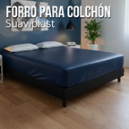 Forro protector para colchón de cama en suaviplast (c4)