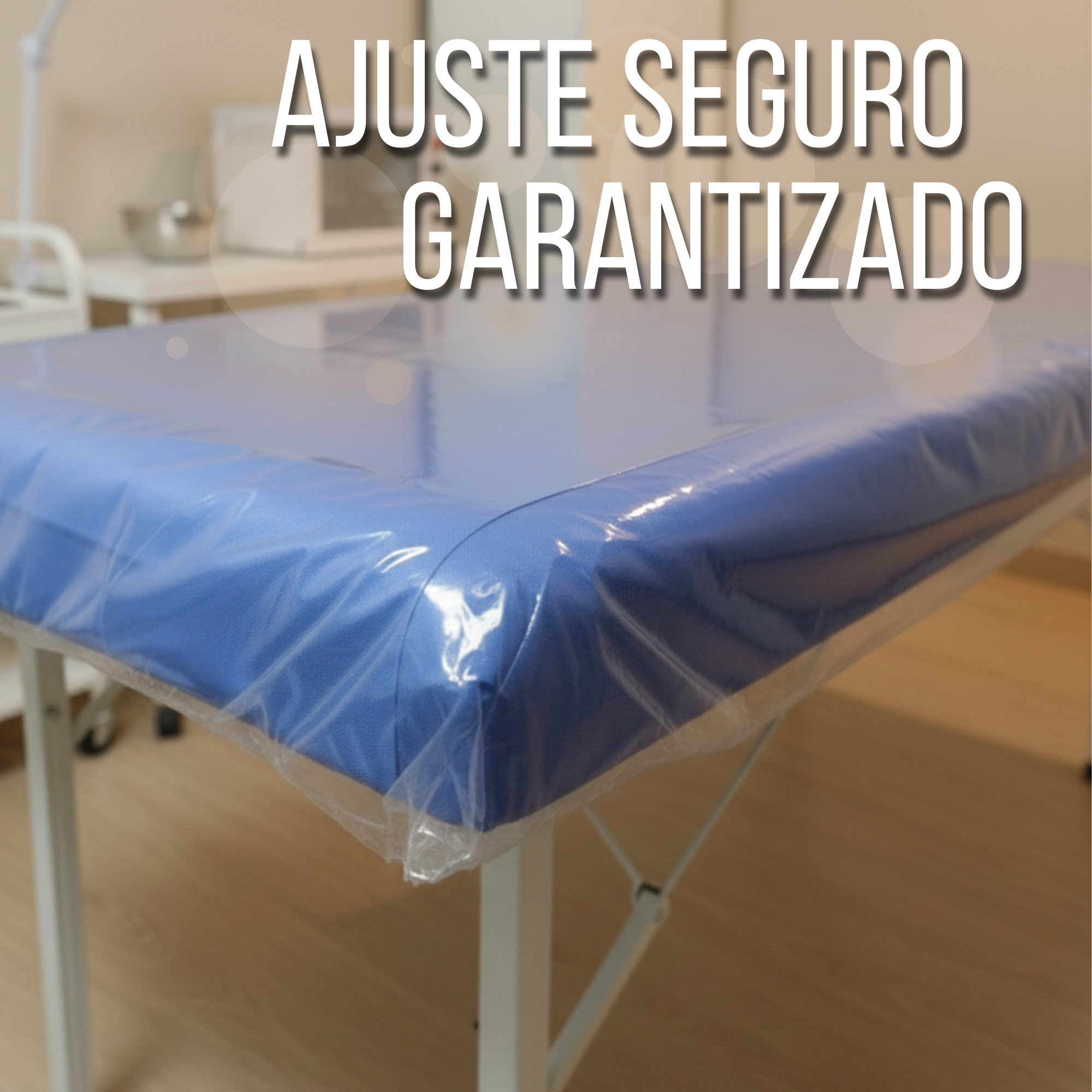 Forro camilla transparente vinilo (c6)