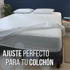 Forro protector para colchón de cama en suaviplast (c4)