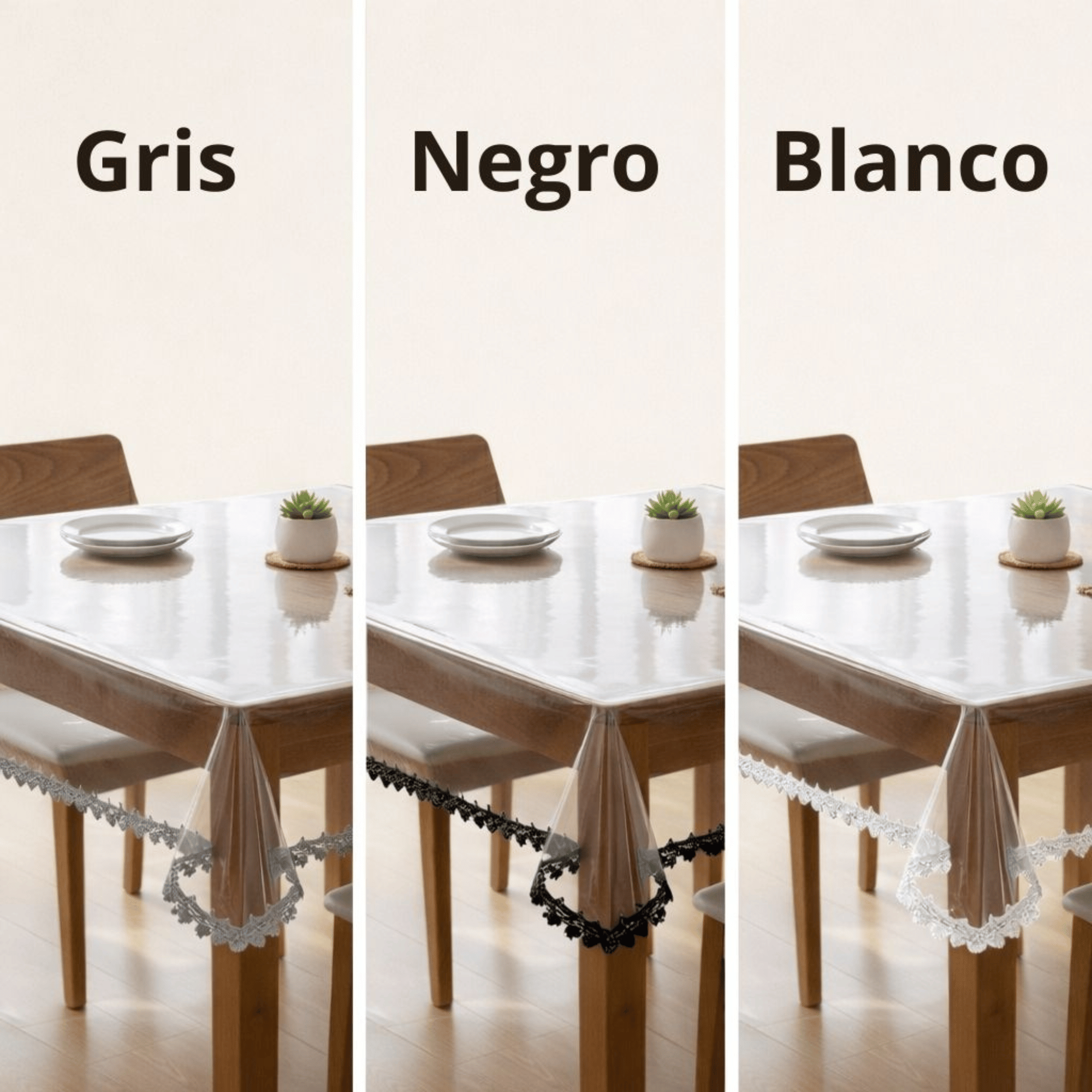 Mantel translucido mesa de comedor OMI