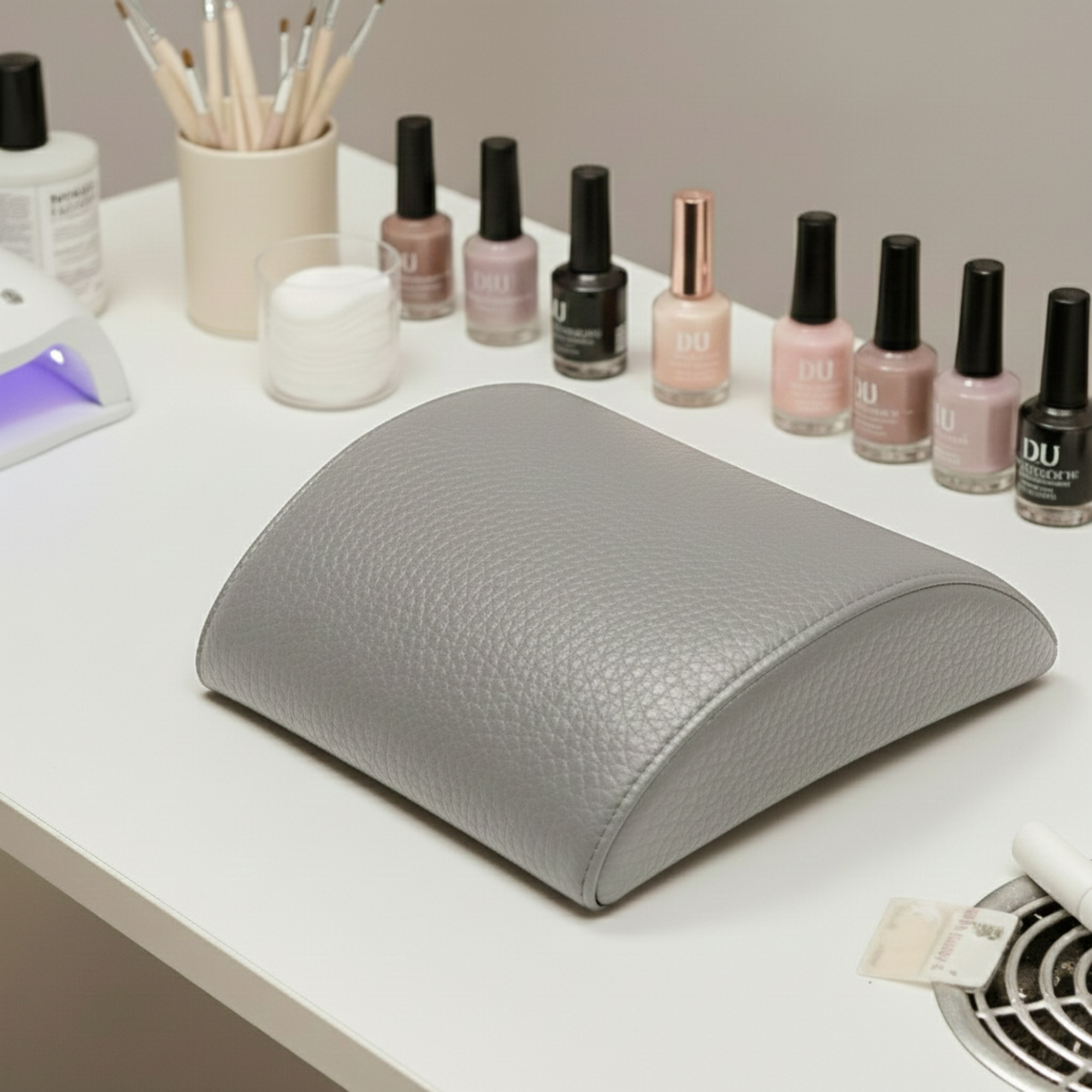 Cojín ergonómico manicure cuerotex