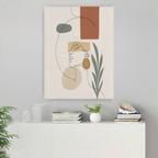CUADRO MINIMALISTA ROSTRO