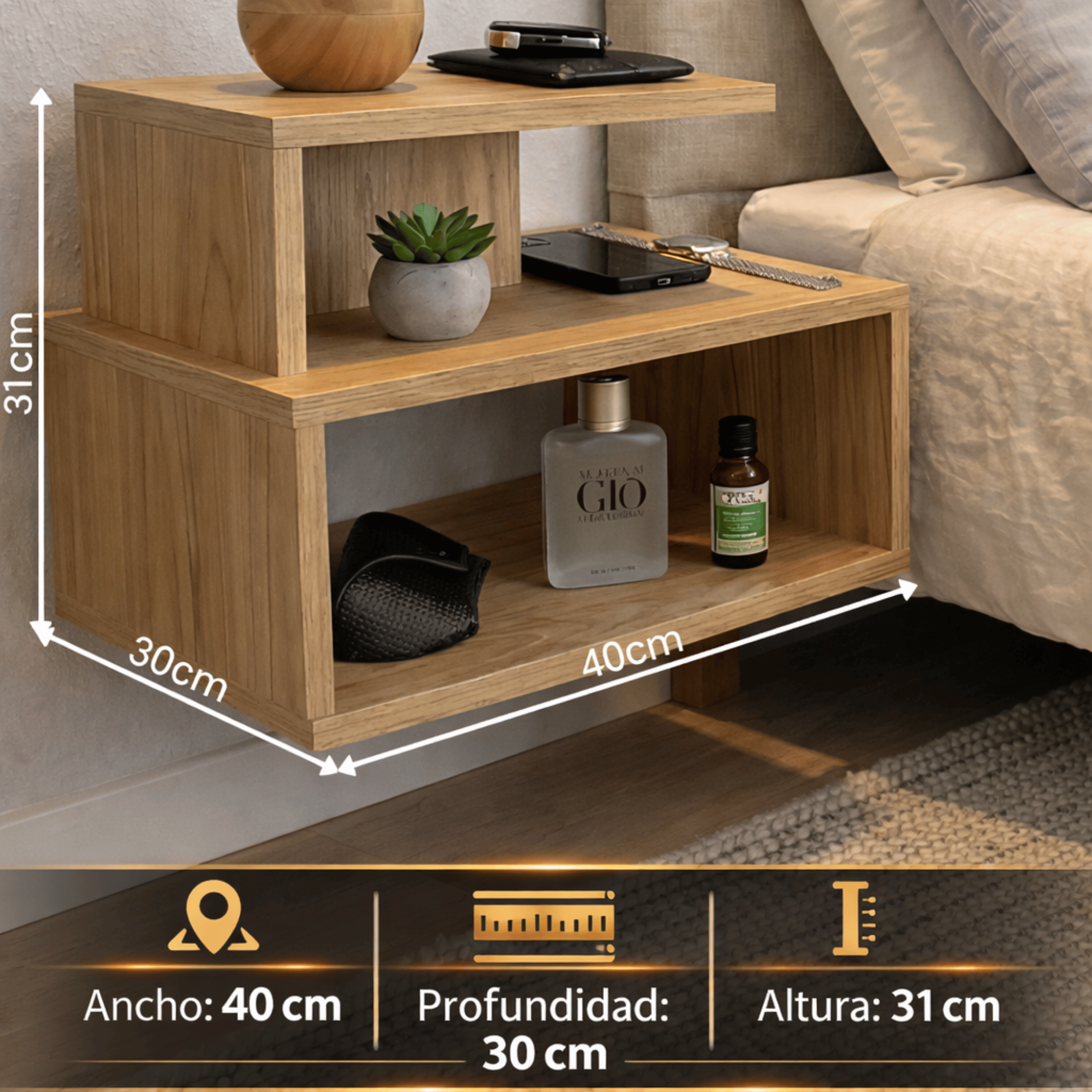 Mesa de Noche Aura