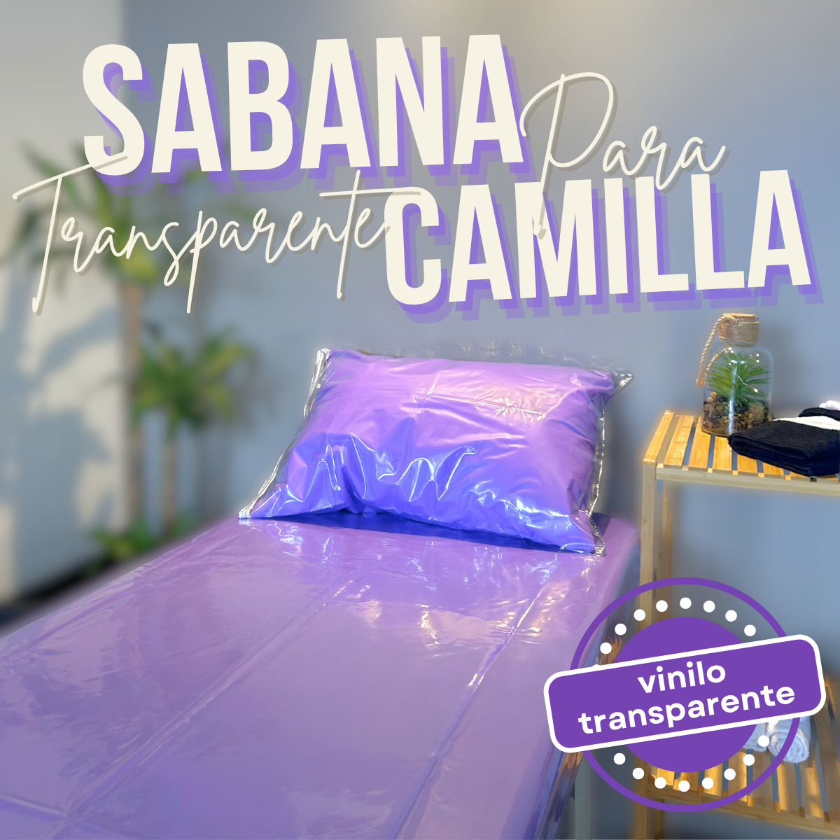 FORRO CAMILLA TRANSPARENTE VINILO (C6)