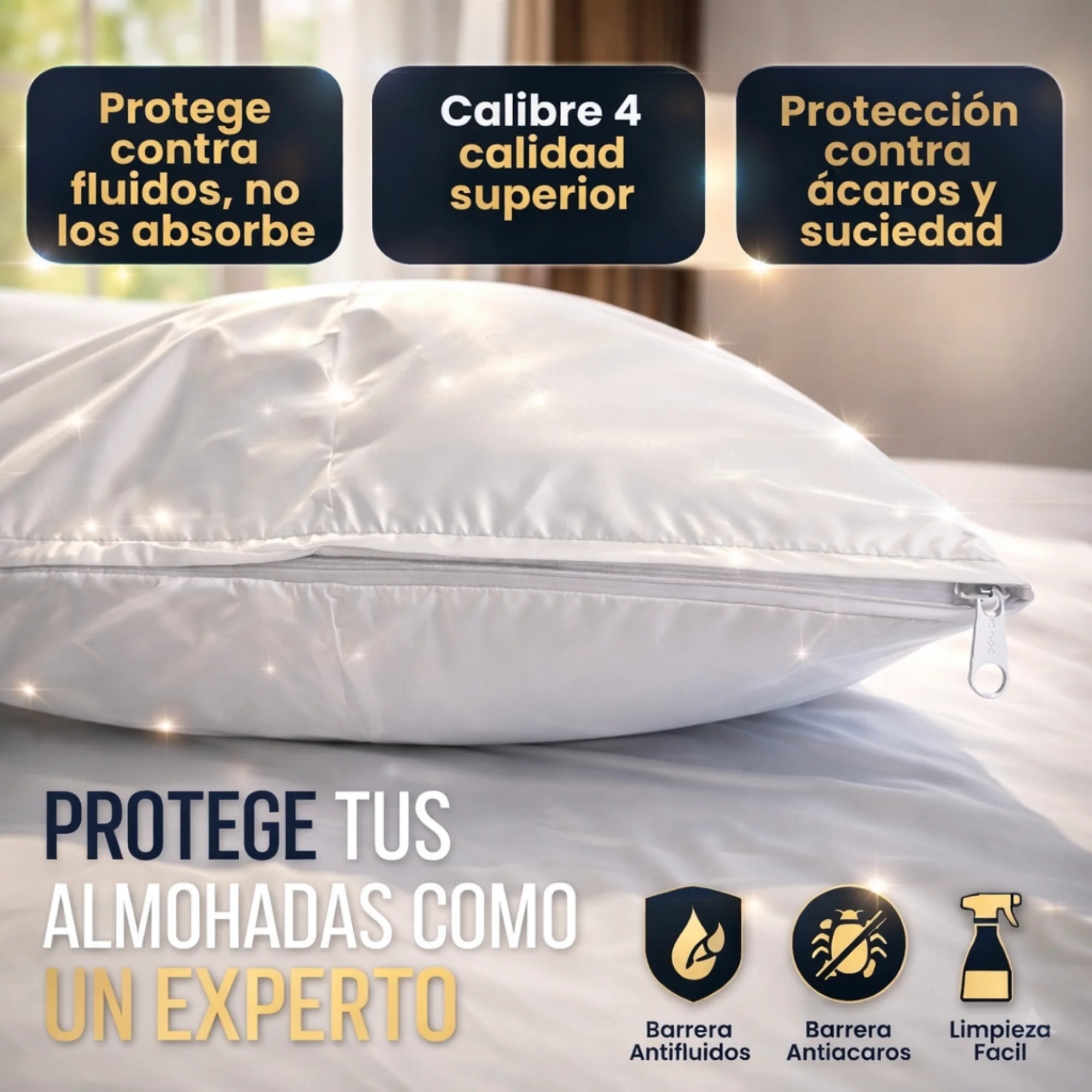 Funda para almohada Suaviplast Hogar PAQUETE X3 (45cm x 65cm)