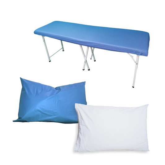 COMBO SÁBANA PARA CAMILLA+FUNDA SUAVIPLAST+ALMOHADA
