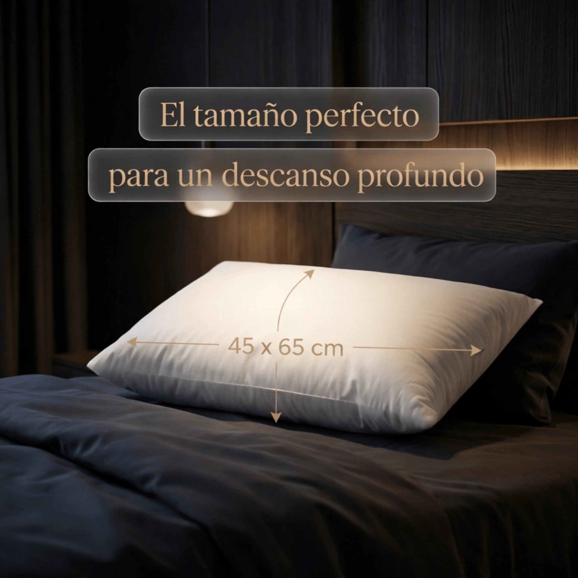 ALMOHADA HOTELERA (45cm X 65cm) OMI