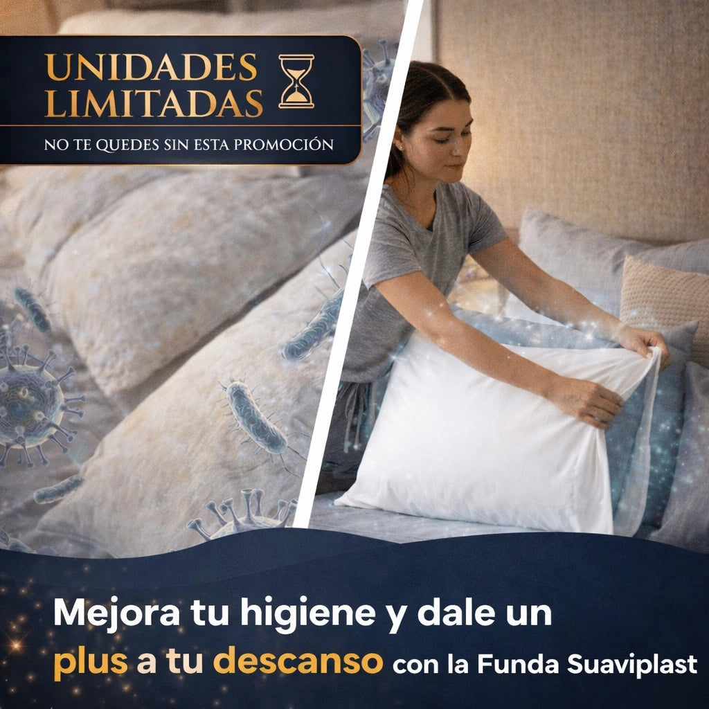 Funda para almohada Suaviplast Hogar PAQUETE X3 (45cm x 65cm)