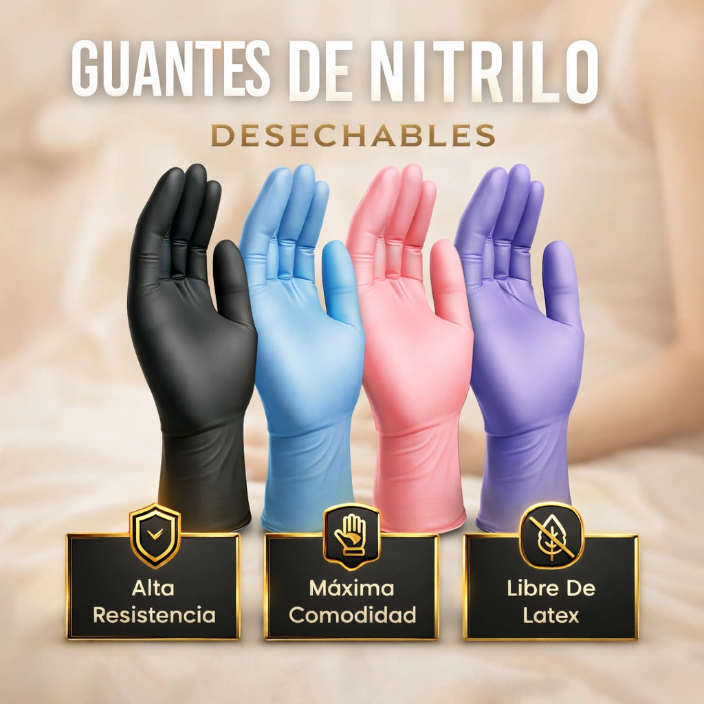 Guantes De Nitrilo Caja X100