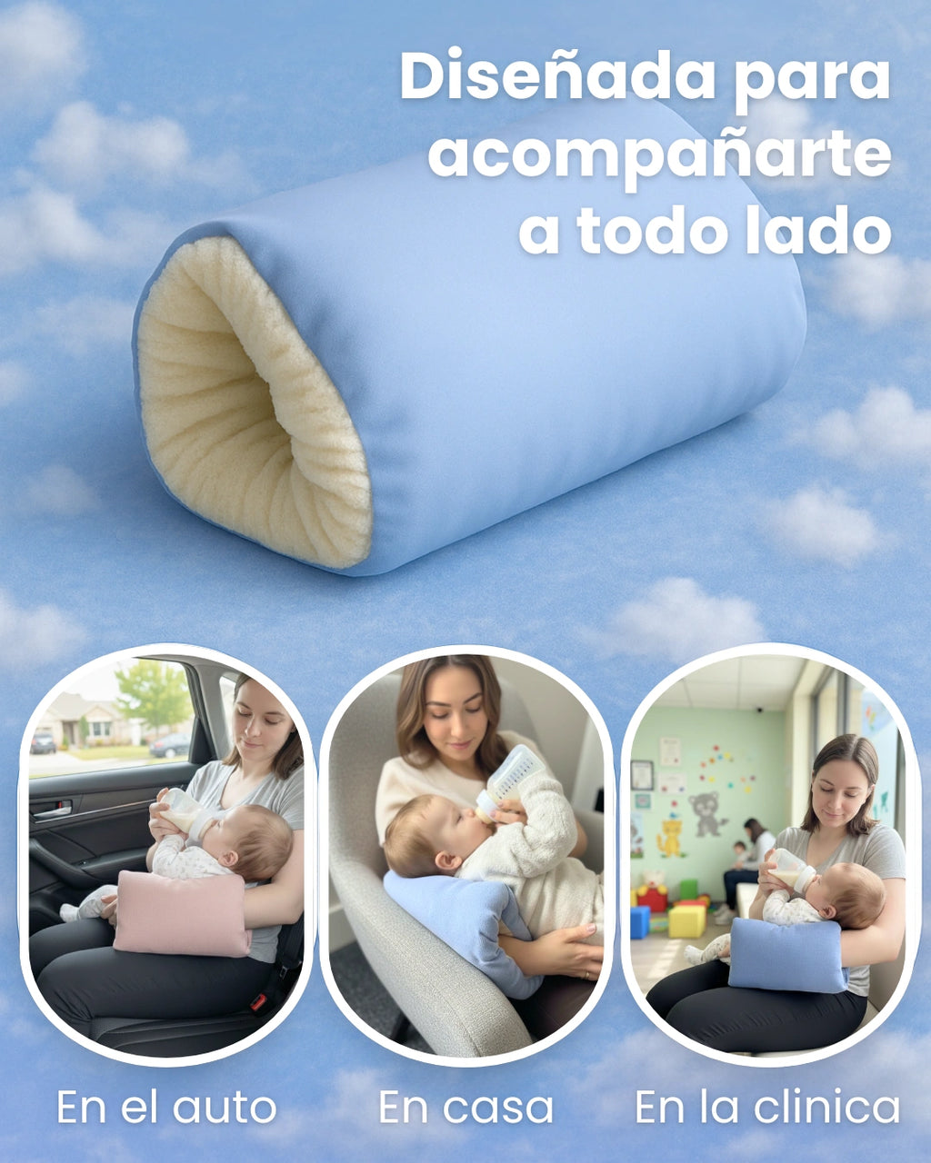 Almohada de brazo para lactancia